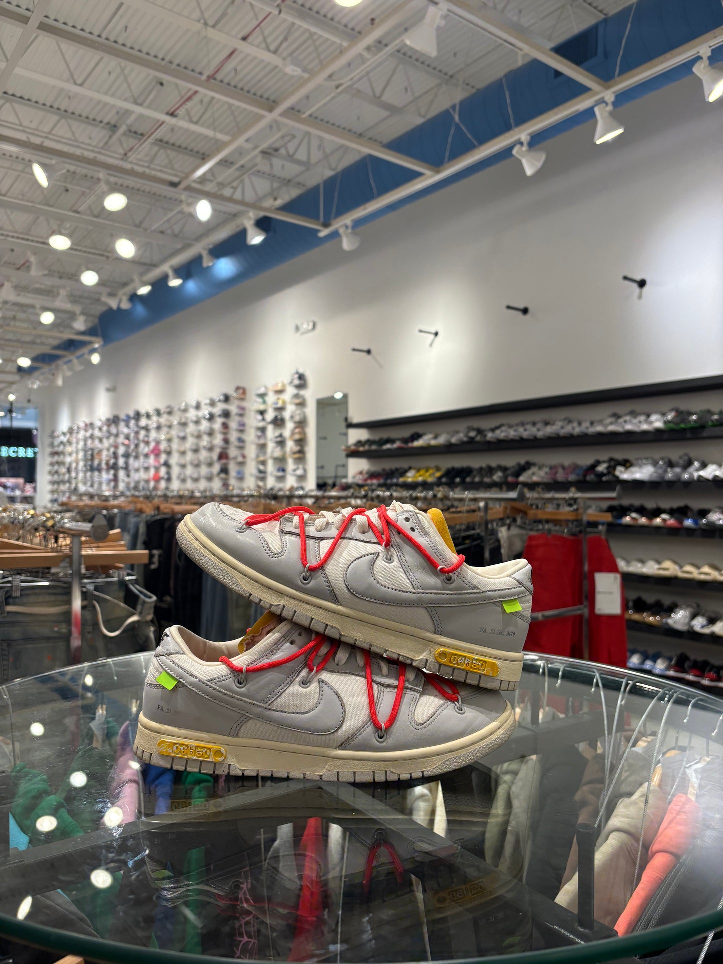 Off-White x Nike Dunk Low “Lot 6 of 50” Used With No Box