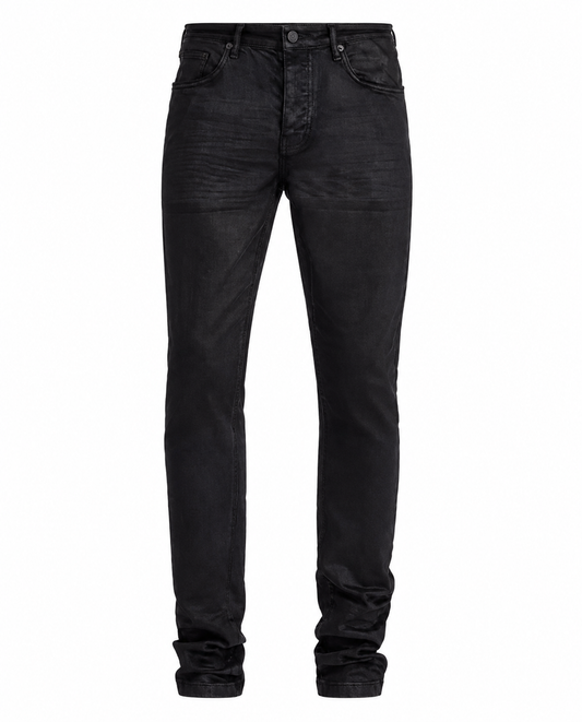 Purple 3-D Resin Skinny Jean Black Repair