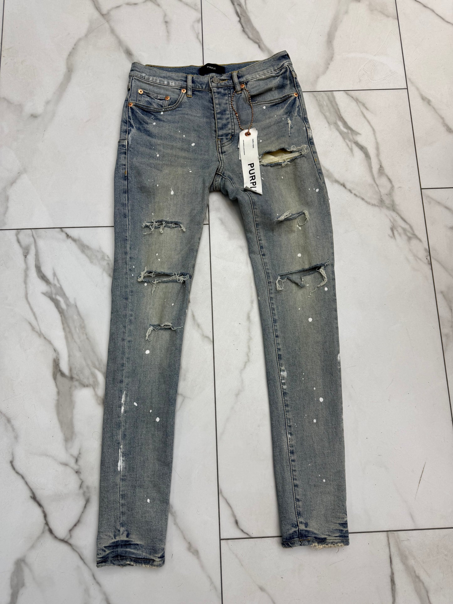 Purple Jeans ‘Paint Drop’ PRE-OWNED