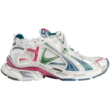 Balenciaga Runner white red blue pink