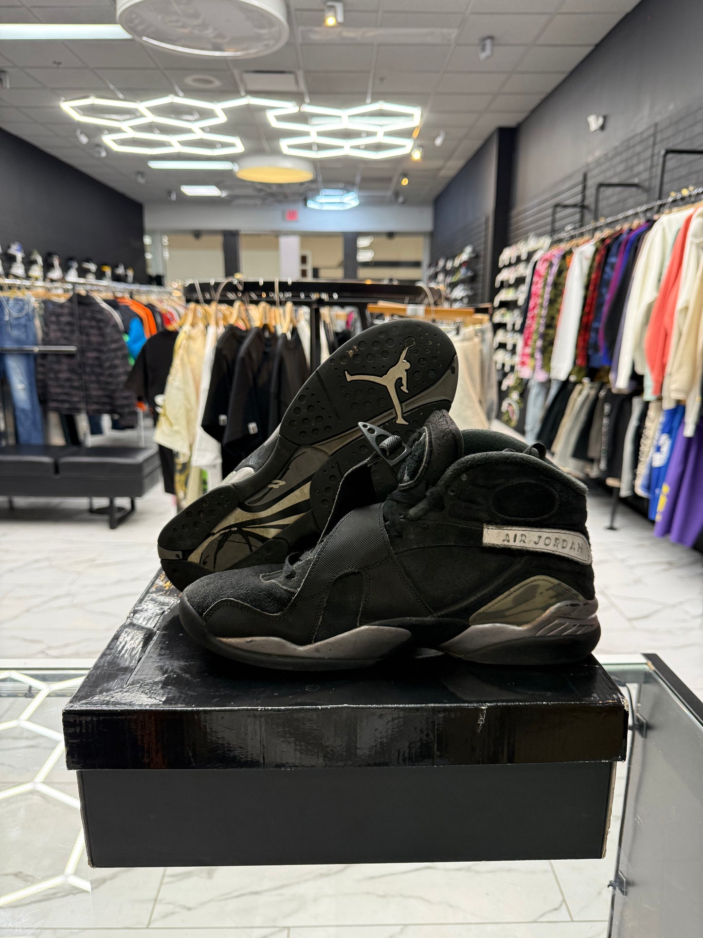 Jordan 8 ‘Black Metallic’ USED W BOX