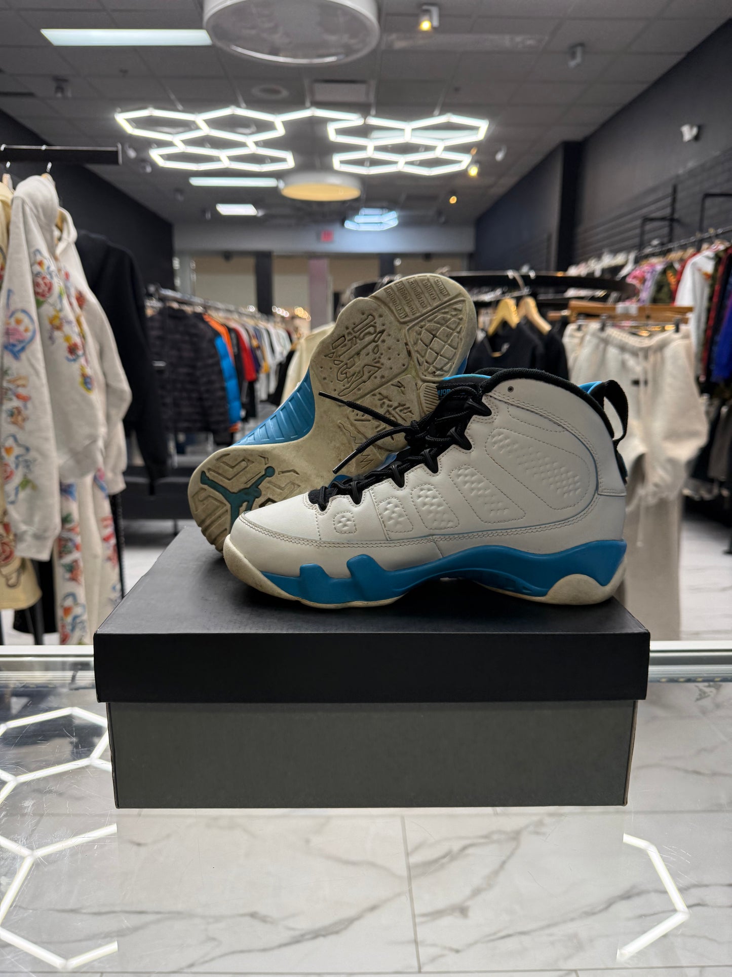 Jordan 9 ‘Powder Blue’ USED W BOX