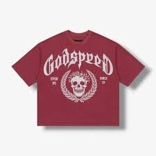 Godspeed Victor Crest (red) Tee
