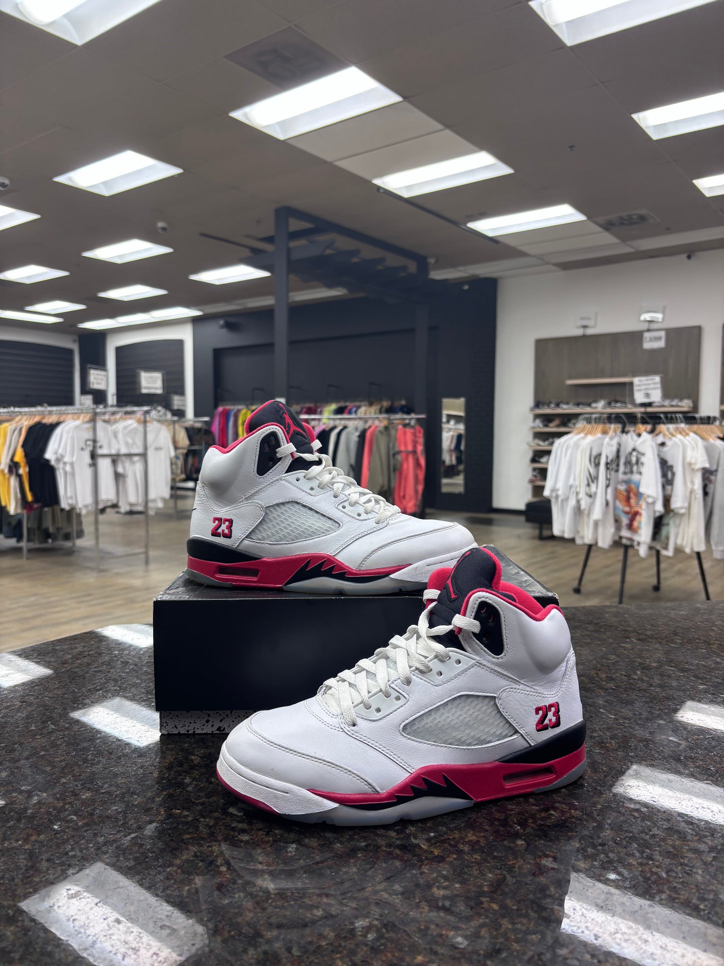 Air Jordan 5 Retro Fire Red Used With Box