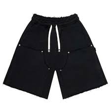 Godspeed Jet Black Distressed Carpenter Short