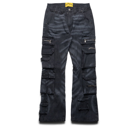GODSPEED NEW YORK SKIDROW FLARED CARGO PANTS