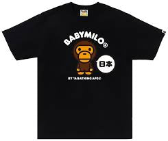 Bape Black Japan Milo Tee