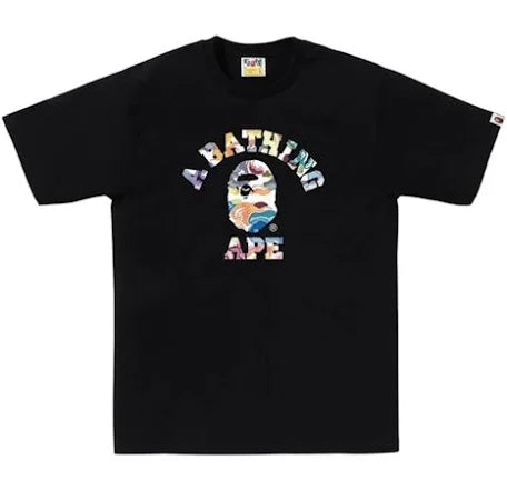 Bape Black Art Camo Tee