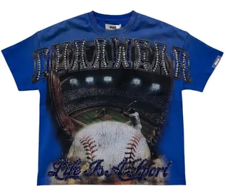 Duaa Blue Homerun Tee