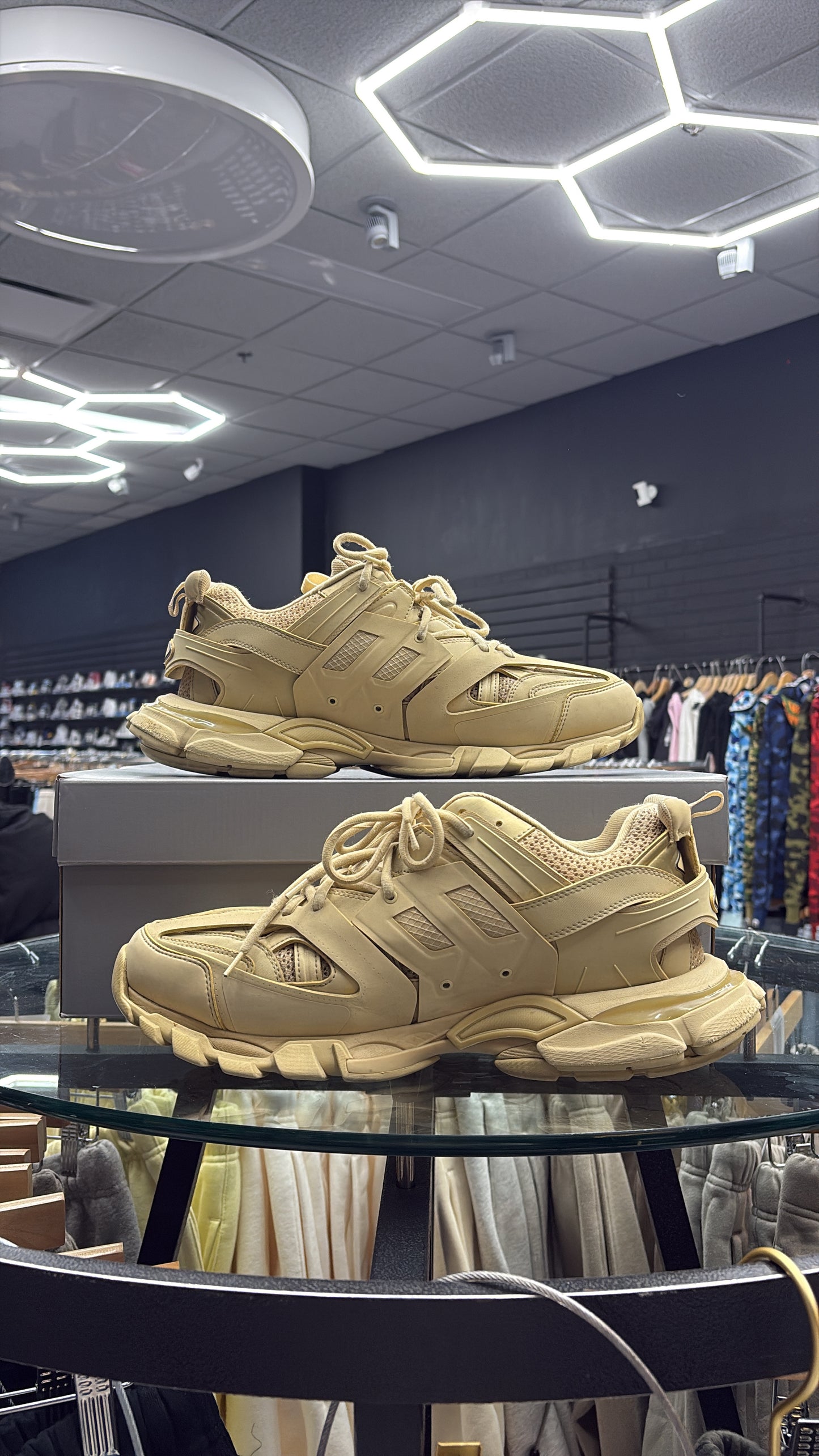 Balenciaga Tracks Beige used with box