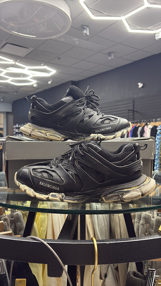 Balenciaga Tracks Black Faded used with box