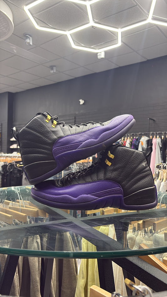 Jordan 12 field purples pre-owned no box