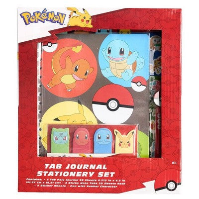 Pokemon tab journal stationary set