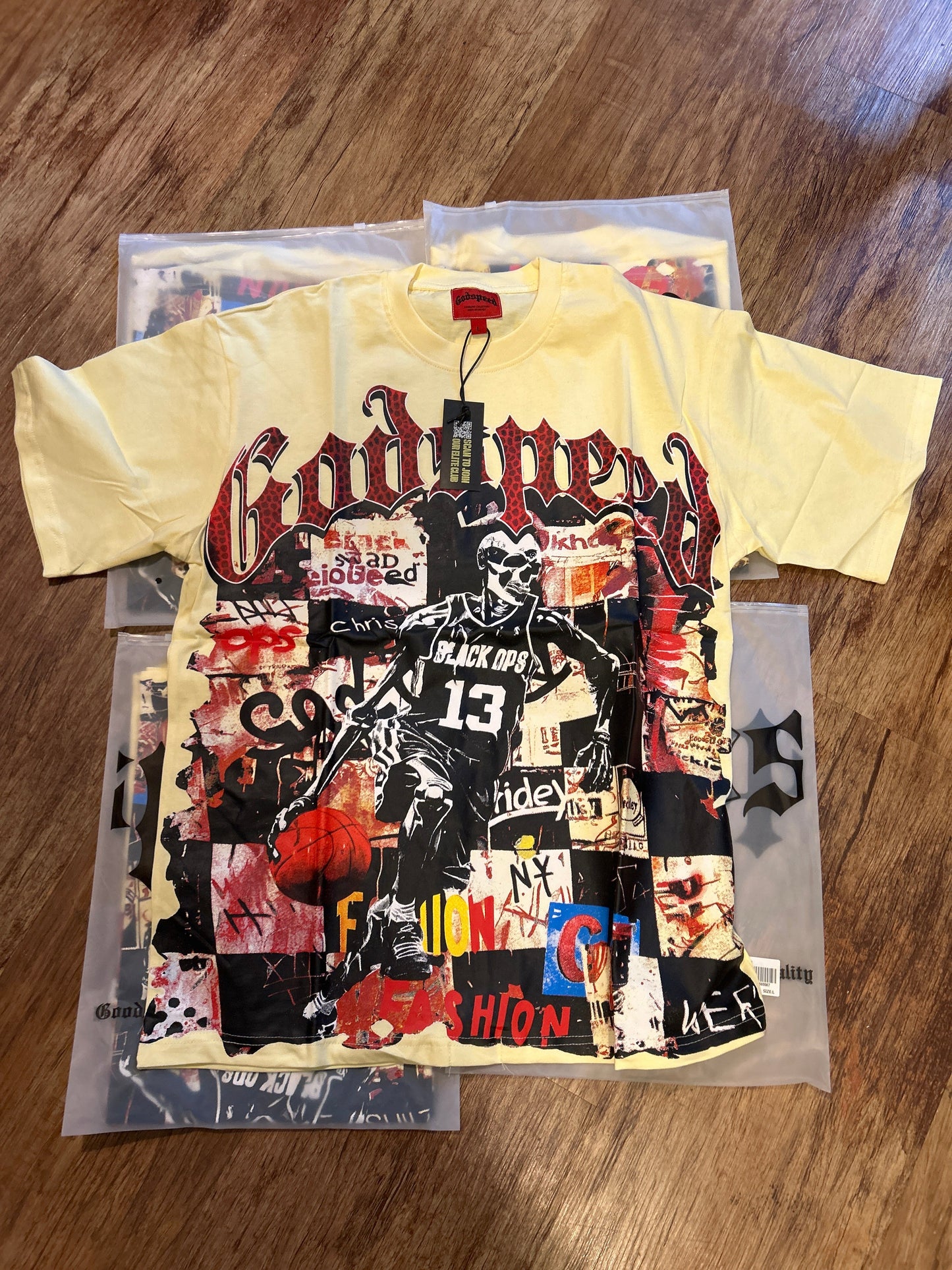 Godspeed cream “Black Ops Team” tee