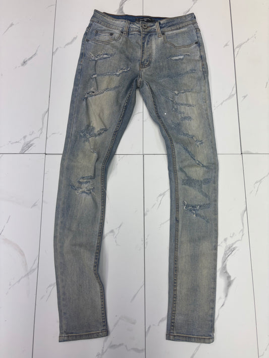 Serenede Light Wash Distressed Denim Jean Preowned