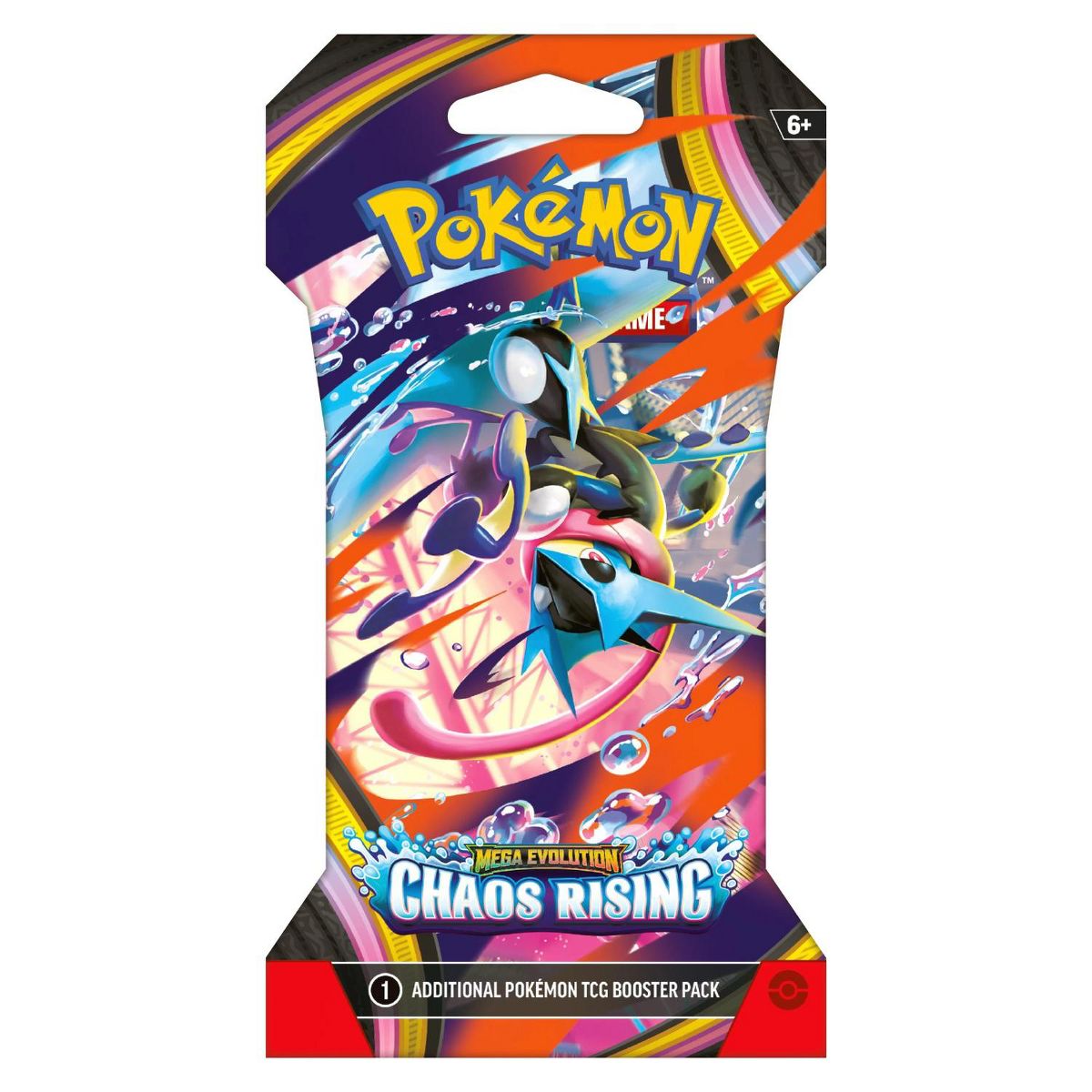 Pokemon ME4 Mega Evolution Chaos Rising Sleeved Booster Pack Mega Greninja