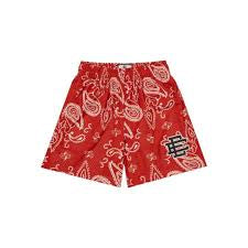 Eric Emanuel Red Bandana Short