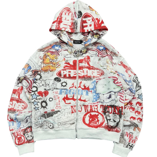 Prestige thermal zip up hoodie