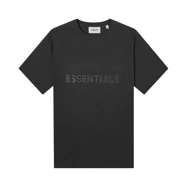 Essentials #4 black boxy tee