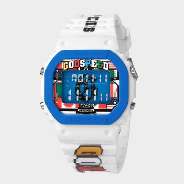 Godspeed World Cup Chrono White Belt USA Watch