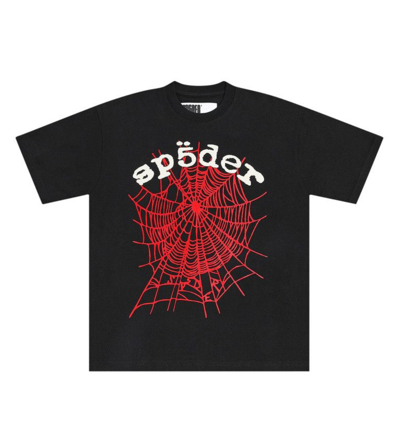 Sp5der #1 Black Red Legacy Logo Tee