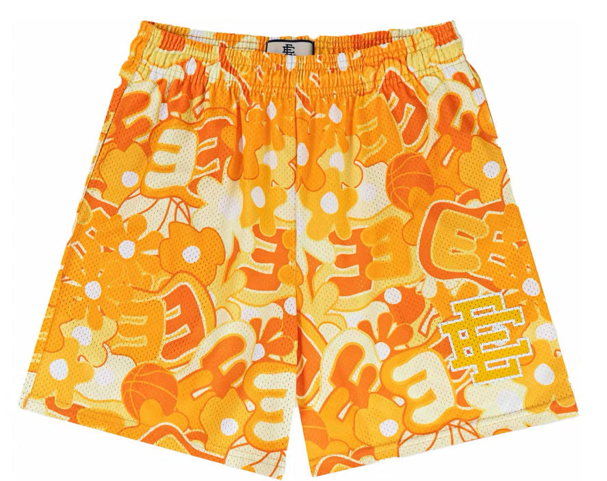 Eric Emanuel Hawaiian Yellow Shorts