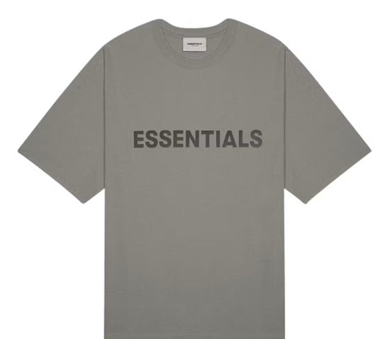 Essentials #24 Charcoal Front Logo Tee