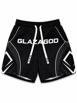 GlazaGod Black White Shorts