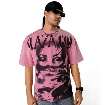GlazaGod Pink Look Tee