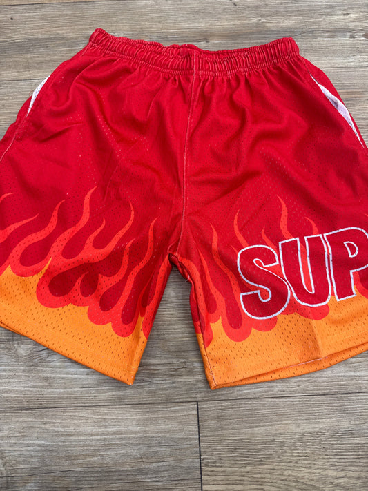 Sup Red Flames Short