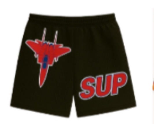 Sup Flighter jet red shorts