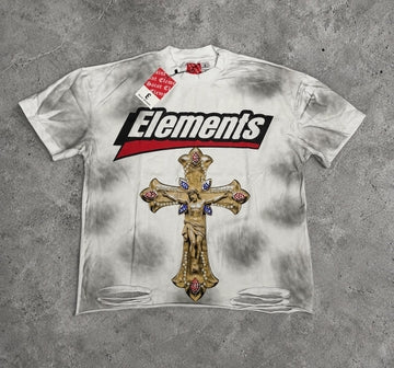 Saint Elements White Cross Tee
