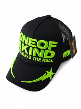 Goldstar Black Neon Hat
