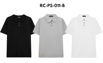 Rare Common Black Polo Tee