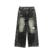 Mixed Emotions Grey Stone Baggy Jeans