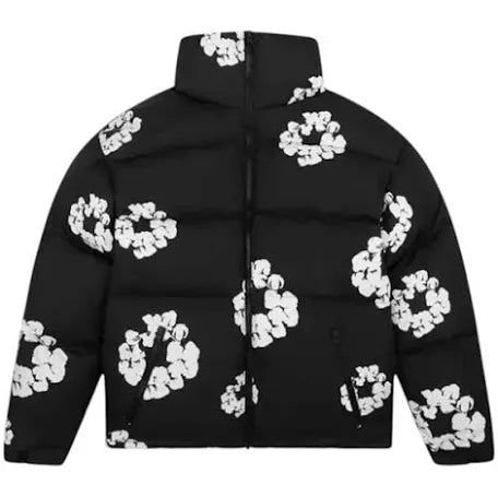 Denim Tears Cotton Wrath Black Puffer Jacket