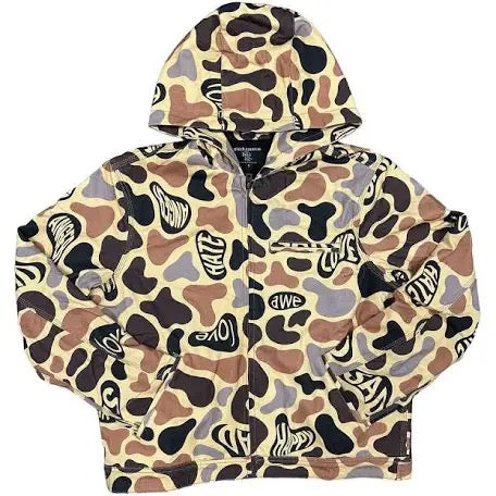 Mixed emotion #2 Carpenter cream zip up