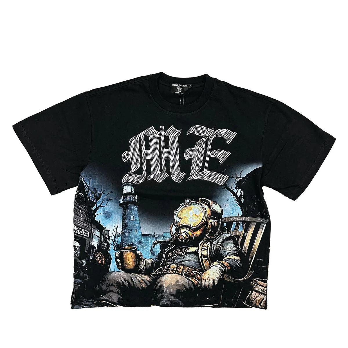 Mixed Emotion #30 Lost Sea Diver Black Tee