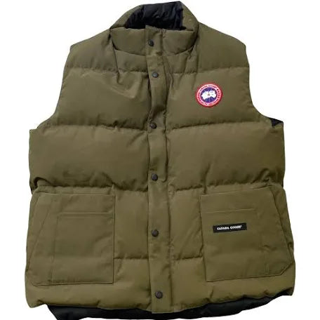 Canada Green Khaki Vest Tried On