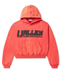 Vale Red Sport Crop Hoodie