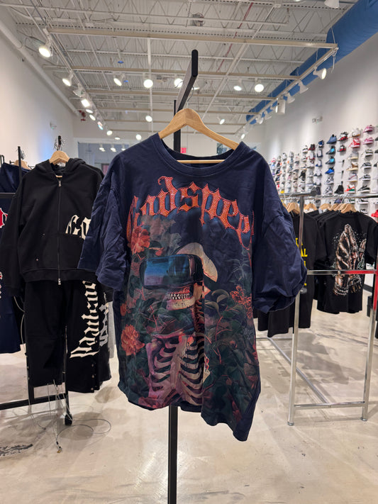 Godspeed Blue Flower PreOwned Tee