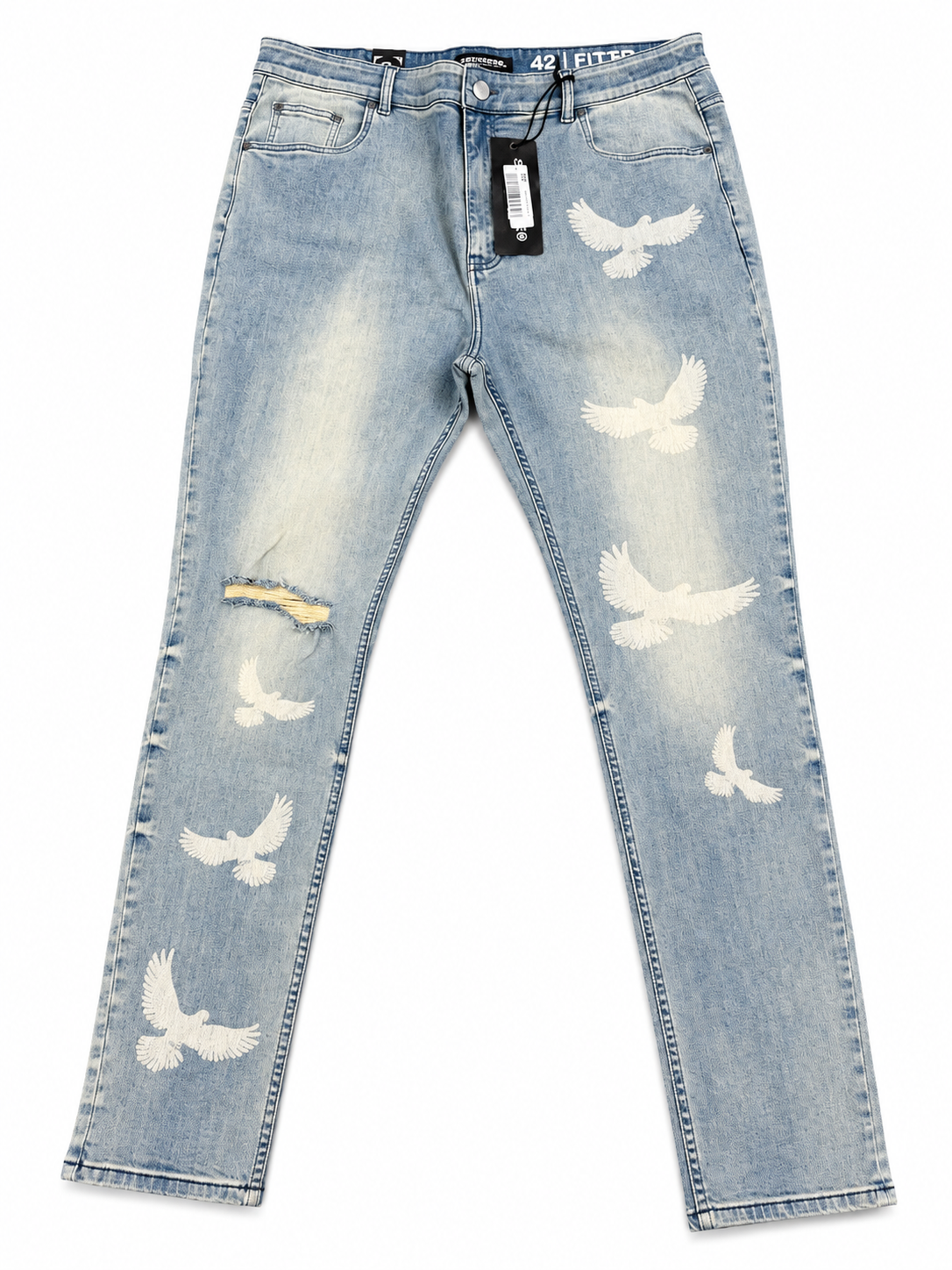 Serenade Blue Peace Jeans