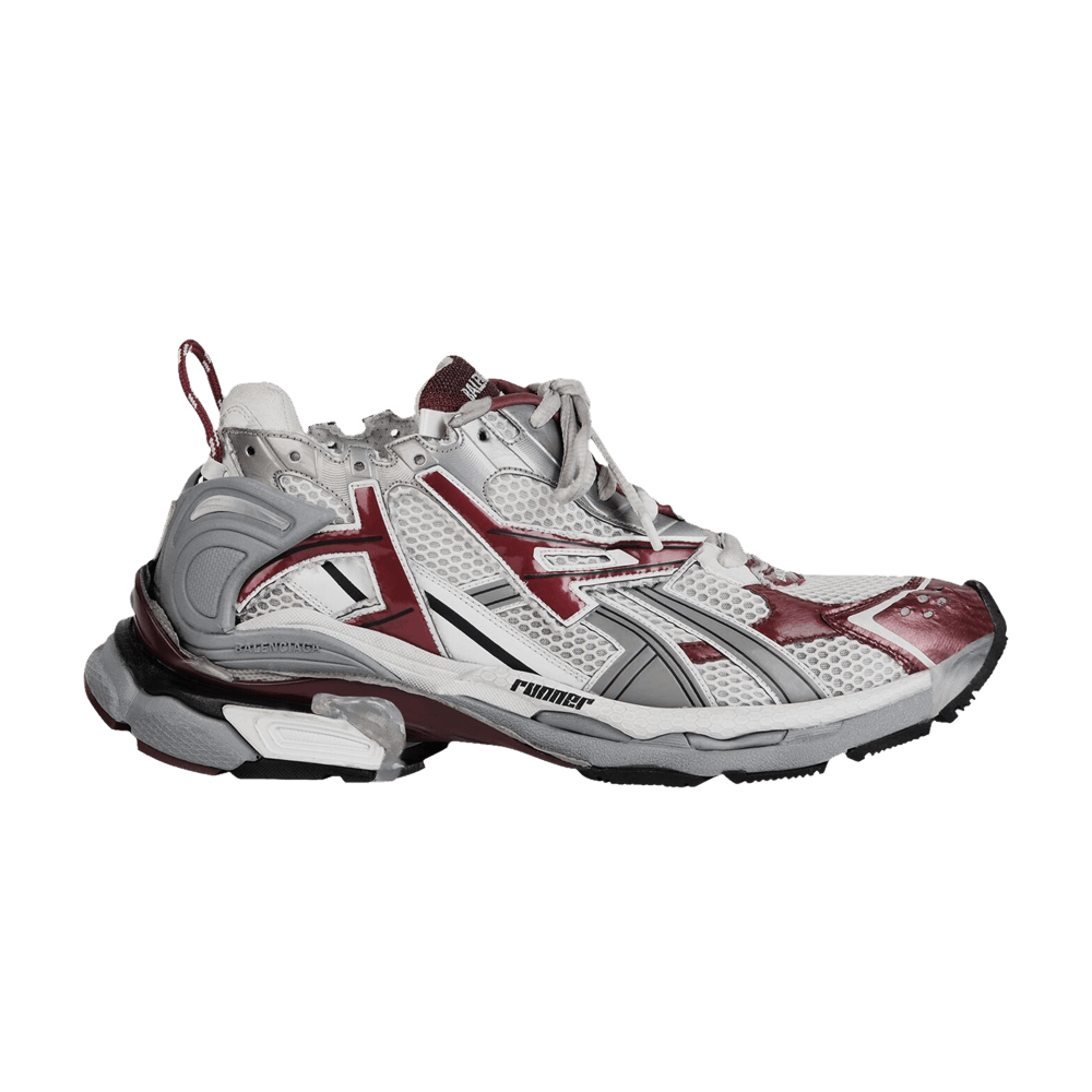 Balenciaga runner burgundy USED with no box