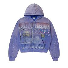 Vale Purple Forever MLK Zip Up Hoodie