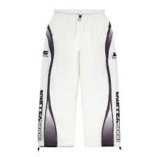 Vale White Track Pants